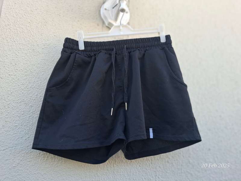 Shein black shorts - M