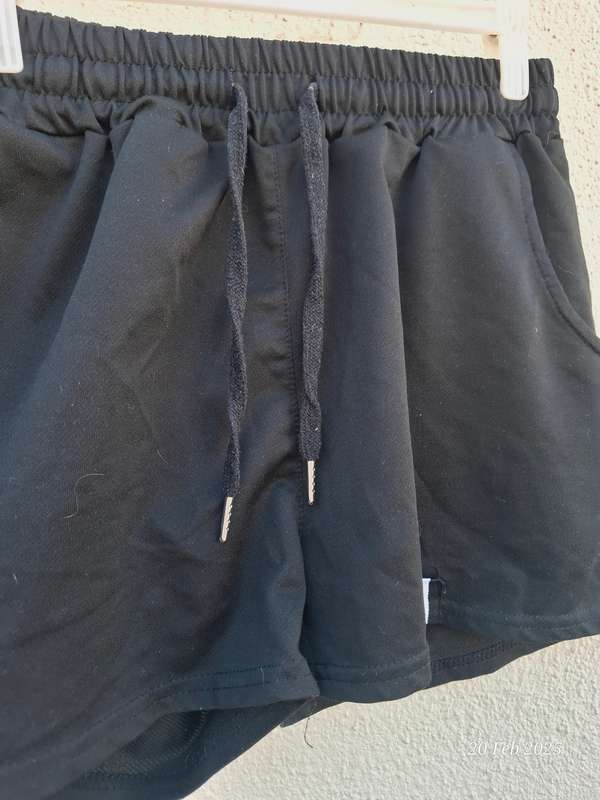 Shein black shorts - M