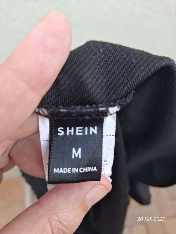 Shein black shorts - M