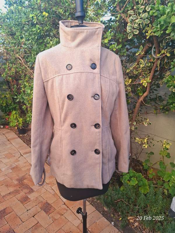 tan duffle coat - 40