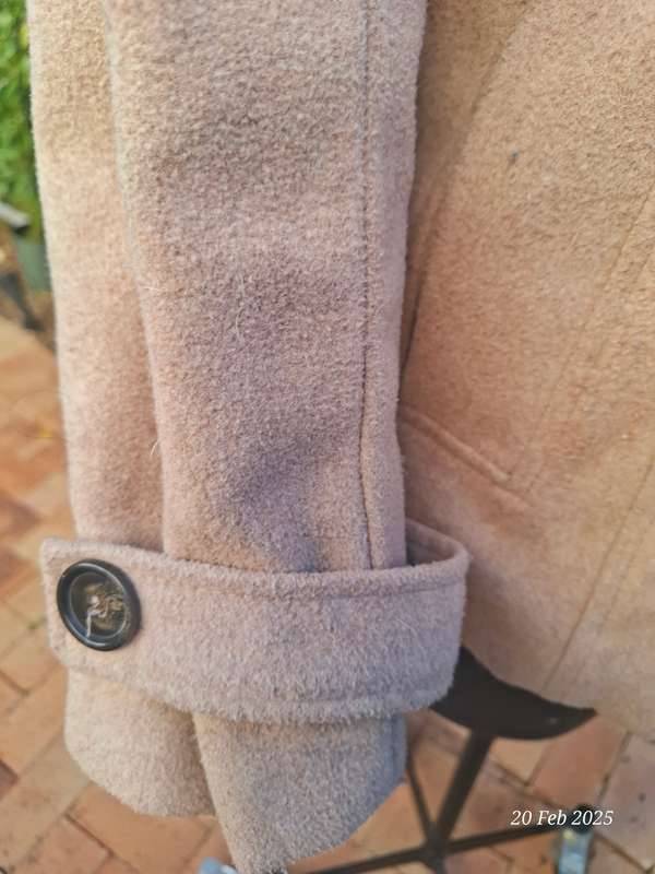 tan duffle coat - 40