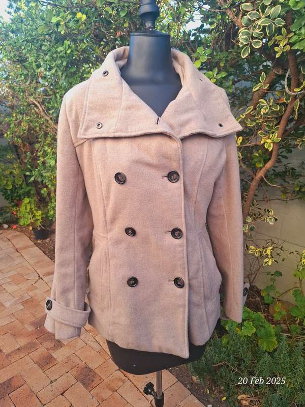 tan duffle coat - 40