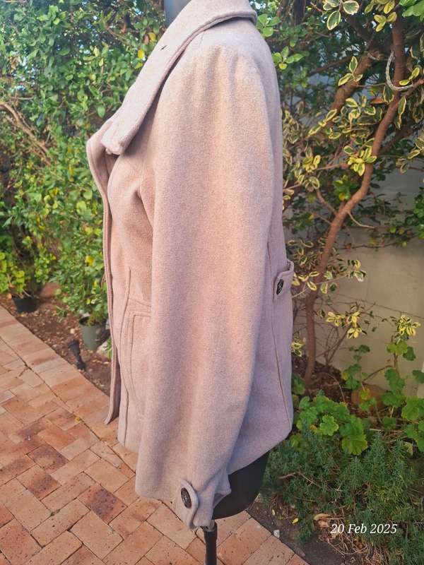 tan duffle coat - 40