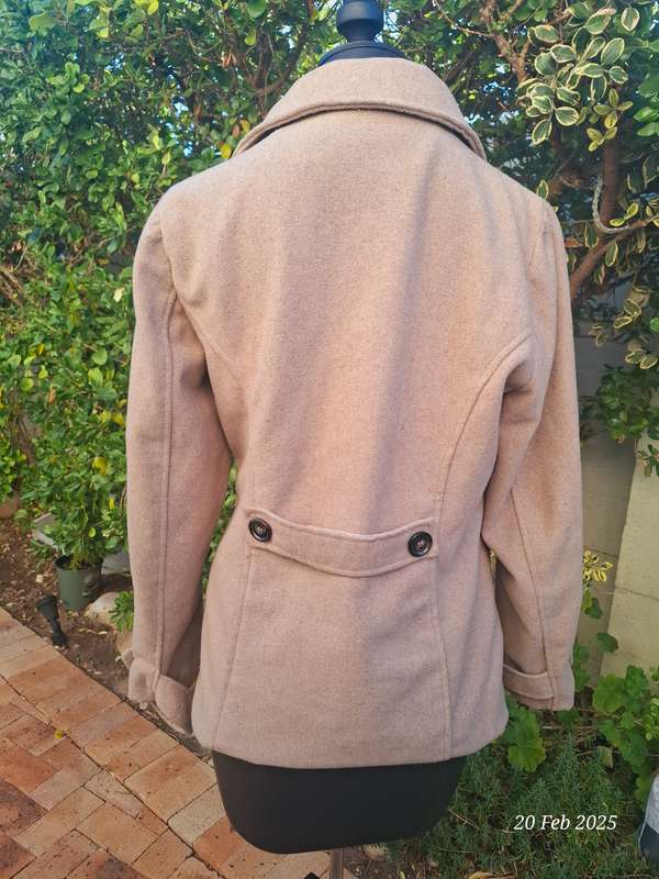 tan duffle coat - 40