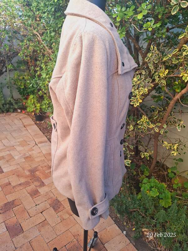 tan duffle coat - 40
