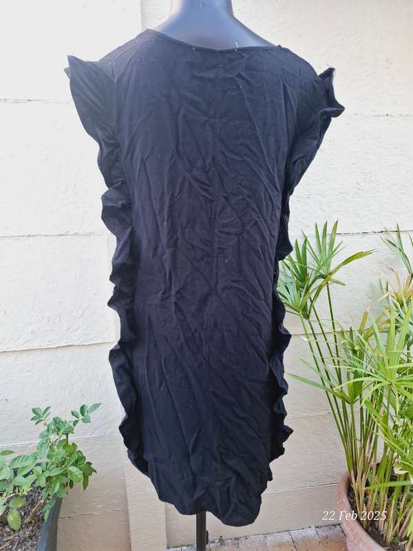Pick n pay clothing real women black dress with ruffle detail - Size XL