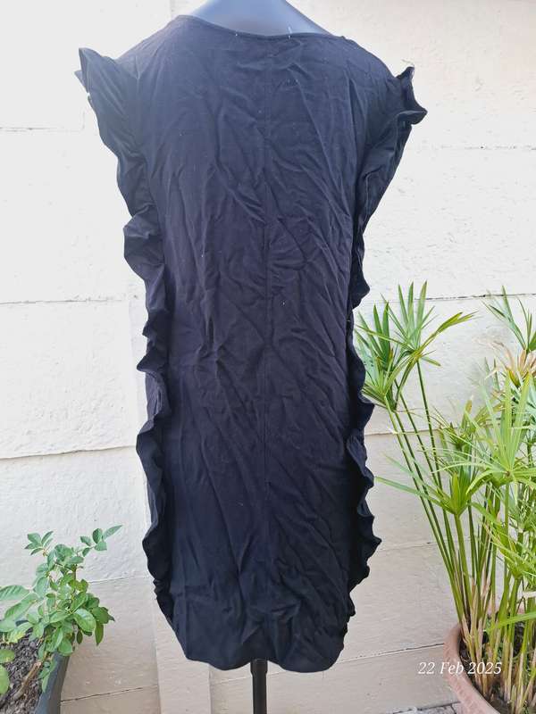 Pick n pay clothing real women black dress with ruffle detail - Size XL