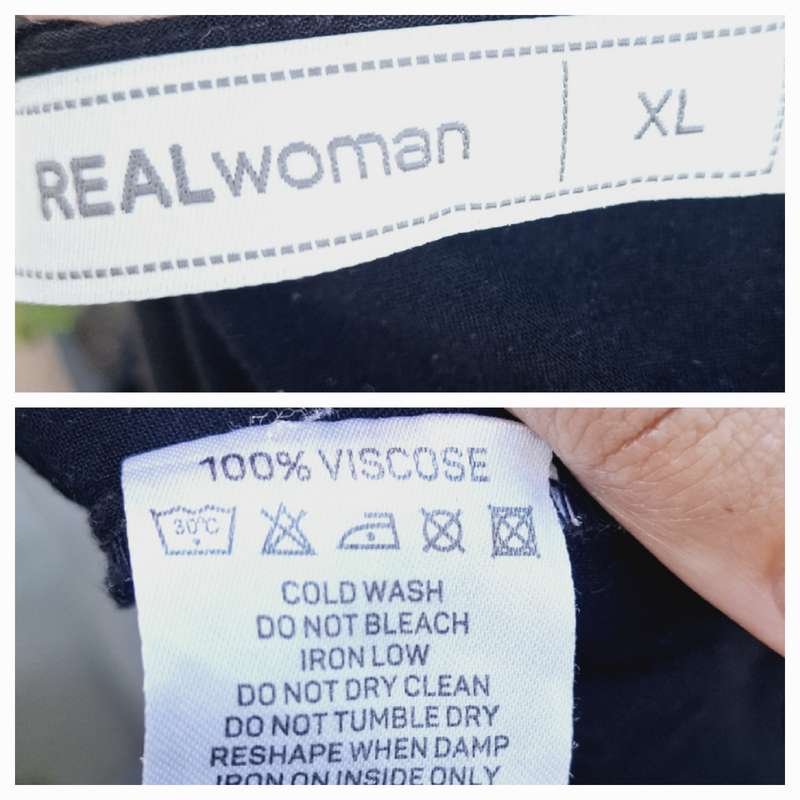 Pick n pay clothing real women black dress with ruffle detail - Size XL