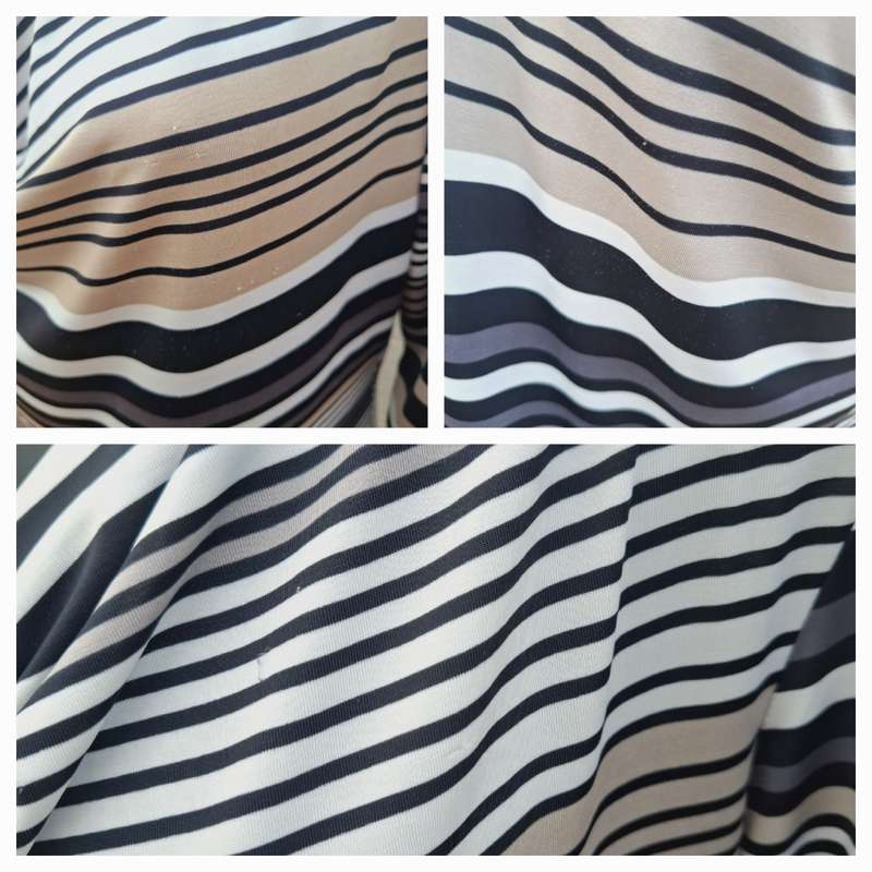 Merien hall (Edgars) cowl neck stripe top - 16