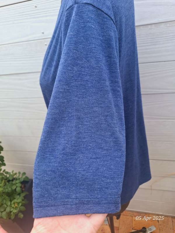 Navy open short sleeve cardigan  Size XL