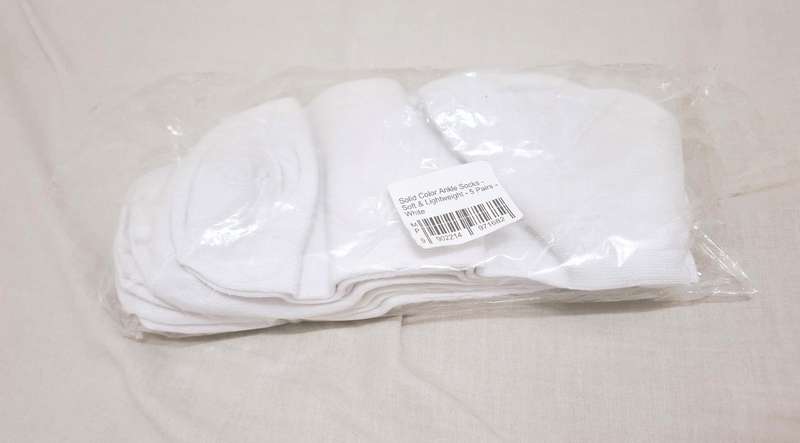 4 x Pairs NEW white cotton ankle socks