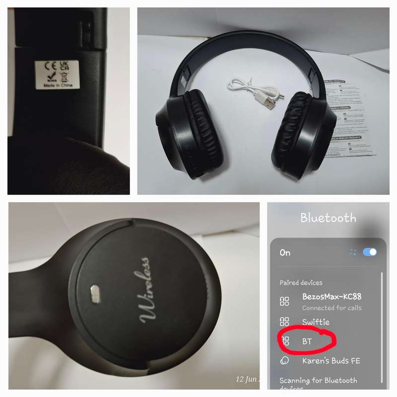 New Retractable Wireless bluetooth Headphones
