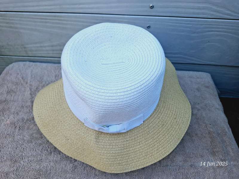 Fedora style sun hat