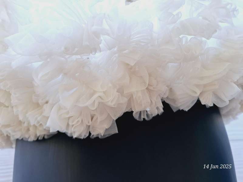 Smitten flutter white tutu