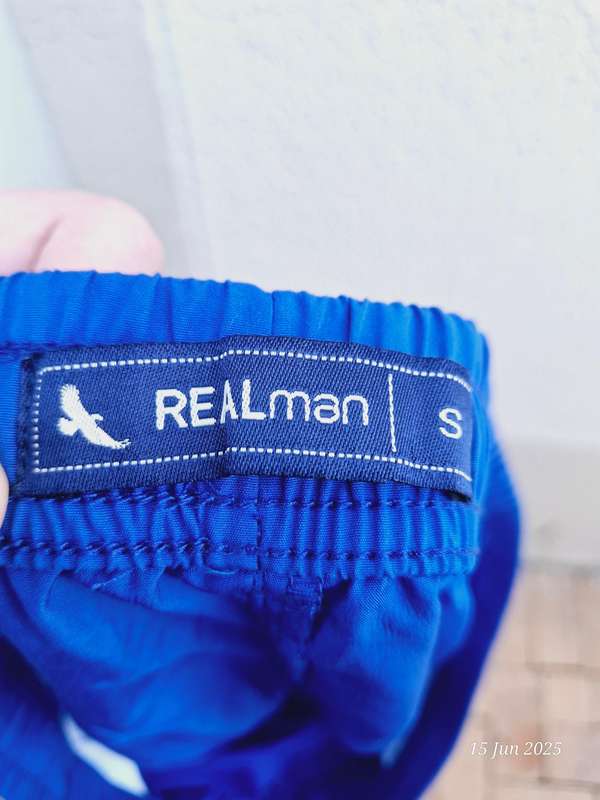 Realman blue swim shorts - S