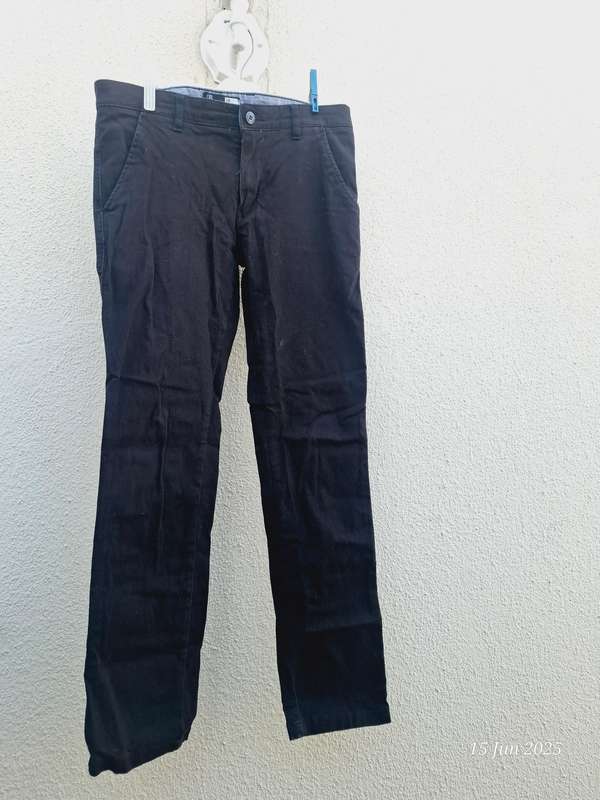 MRP Black Chino Slim Stretch - Size 28