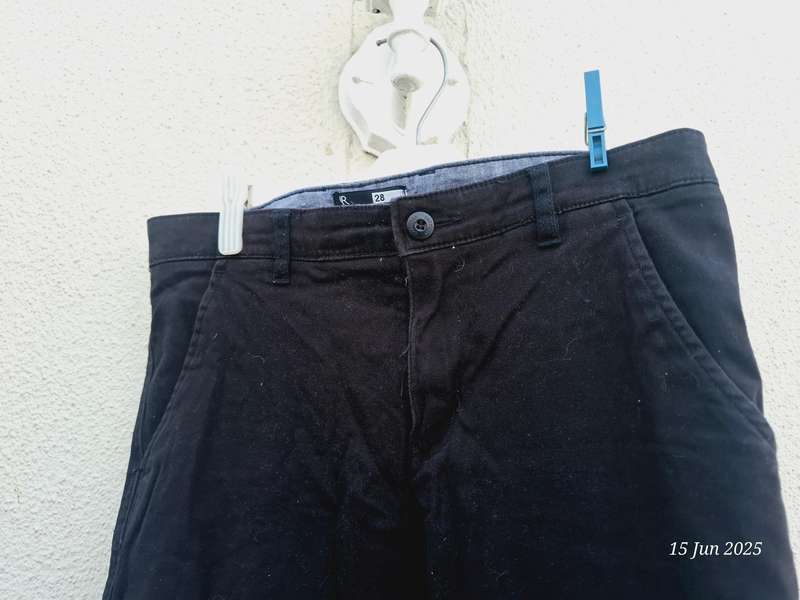 MRP Black Chino Slim Stretch - Size 28