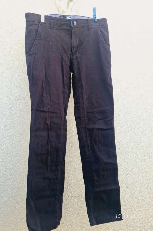 MRP Black Chino Slim Stretch - Size 28