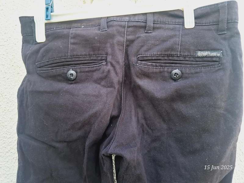 MRP Black Chino Slim Stretch - Size 28