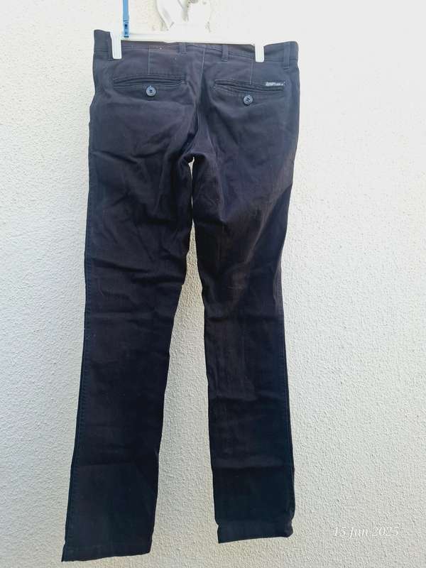 MRP Black Chino Slim Stretch - Size 28