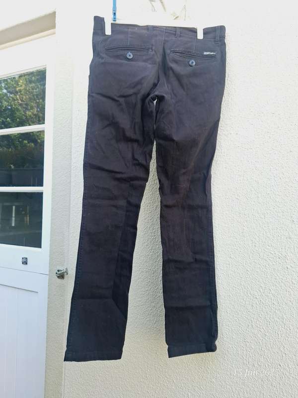 MRP Black Chino Slim Stretch - Size 28