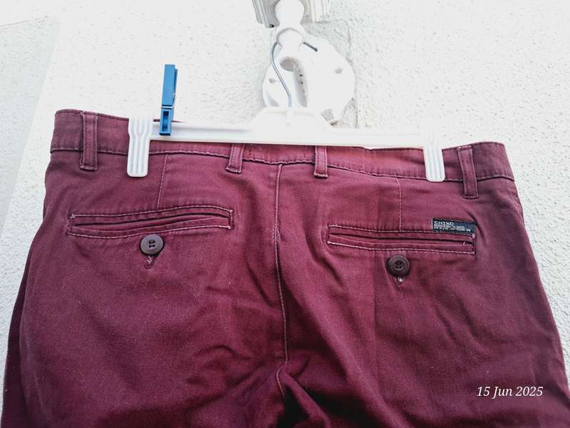 MRP Burgandy Chino Slim Stretch - 32