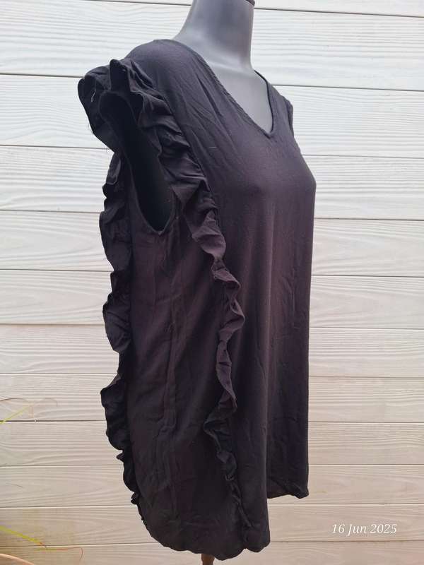 Pick n pay clothing real women black dress with ruffle detail - Size XL