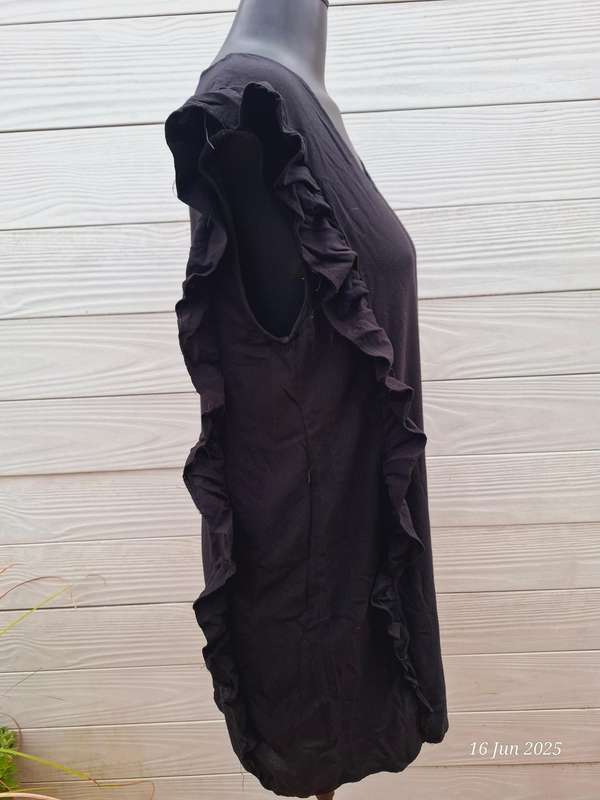 Pick n pay clothing real women black dress with ruffle detail - Size XL
