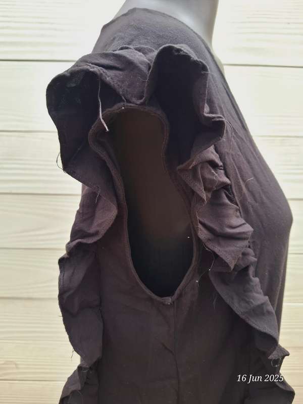 Pick n pay clothing real women black dress with ruffle detail - Size XL