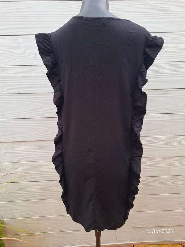 Pick n pay clothing real women black dress with ruffle detail - Size XL
