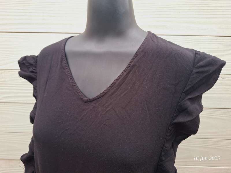 Pick n pay clothing real women black dress with ruffle detail - Size XL