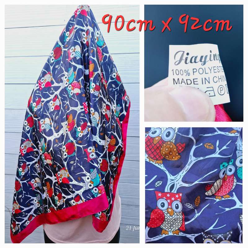 Bandana square scarf 90cm x 92cm