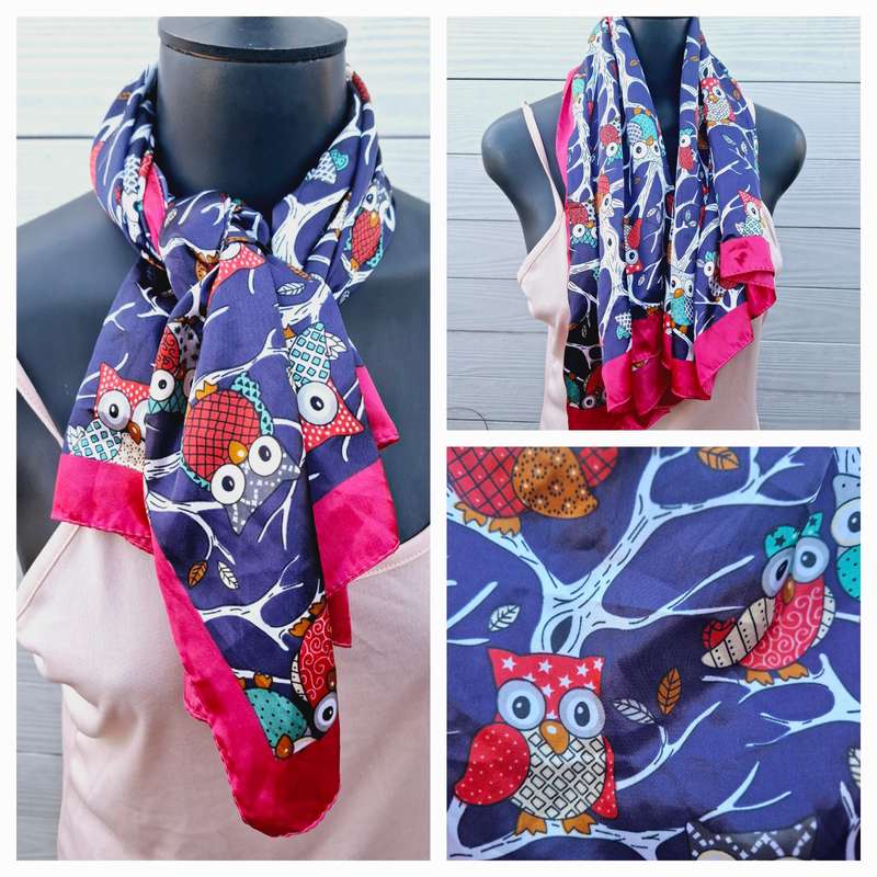 Bandana square scarf 90cm x 92cm