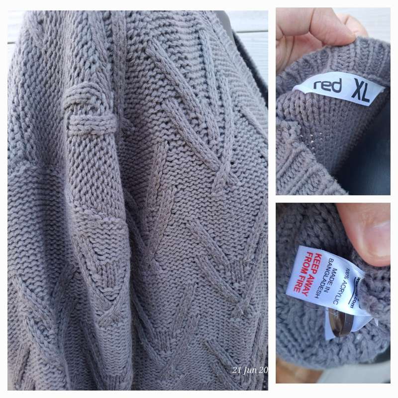 Mr Price red XL grey jersey