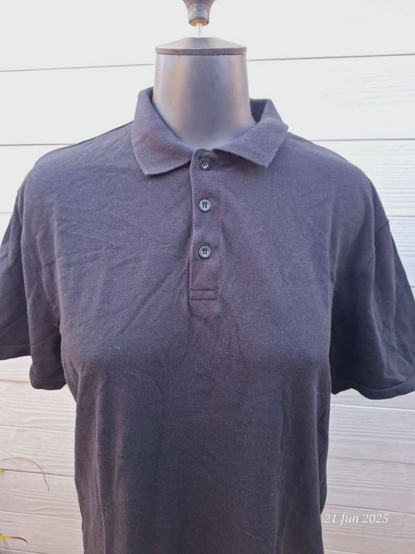 MRP Black golf shirt - L