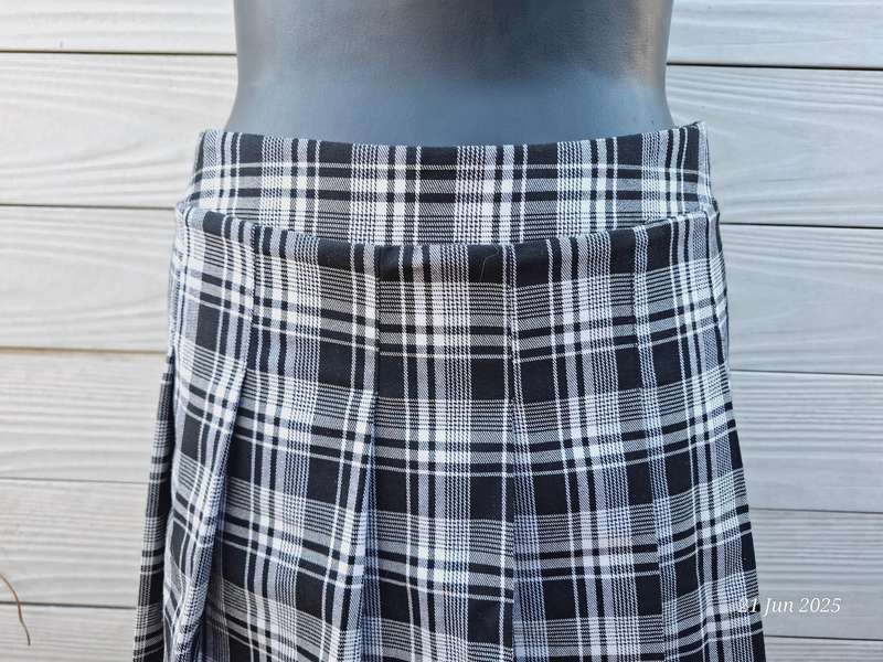 MRP check pleated mini skirt - 36