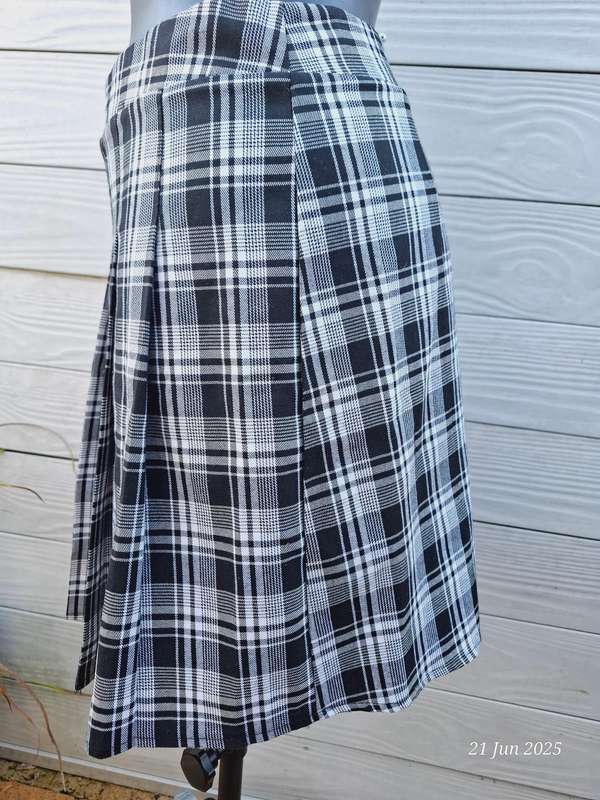 MRP check pleated mini skirt - 36