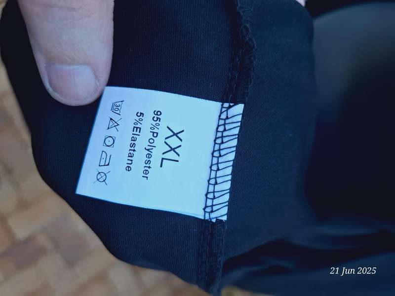 New Black open top - Size XXL