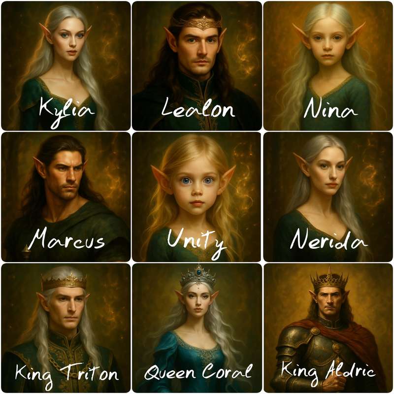 Fantasy E-Book: The Crownless Quest by Luna Duval