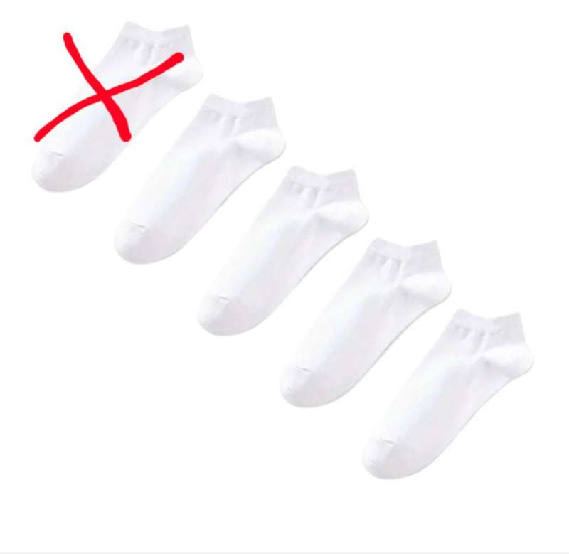 4 x Pairs NEW white cotton ankle socks