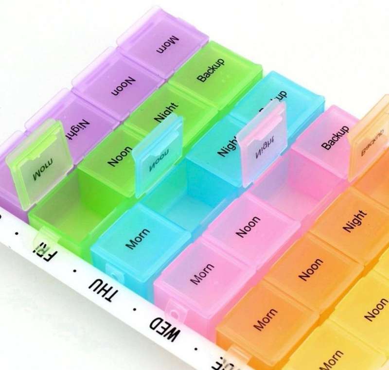 Pill organiser holder