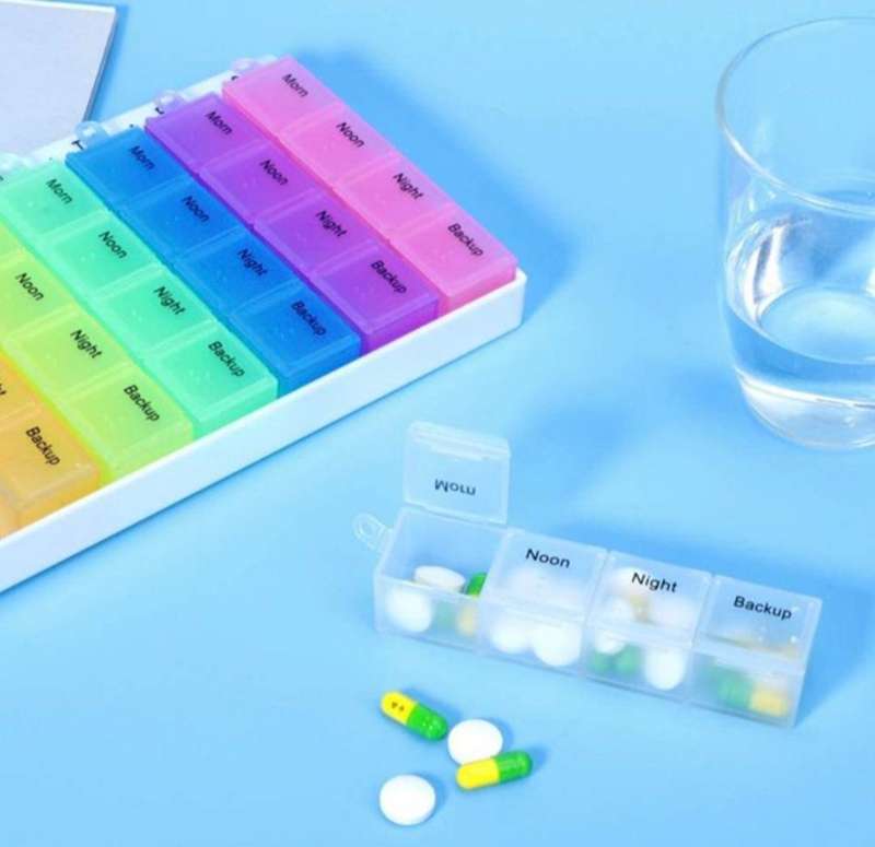 Pill organiser holder