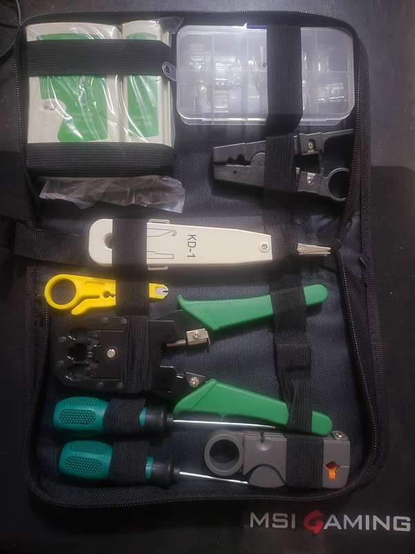 Mtool Network Cable Repair Tool Kit Crimping Maintenance Set