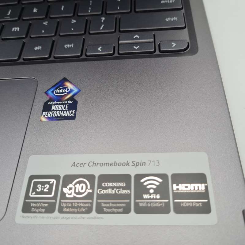 Acer Chromebook Spin 713 - Intel Core i5 | 8GB RAM | 256GB SSD |