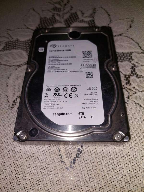 6TB Seagate Surveillance HDD
