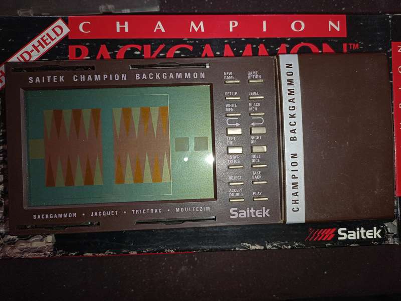Saitek Backgammon Electronic Game (TPS-204G)