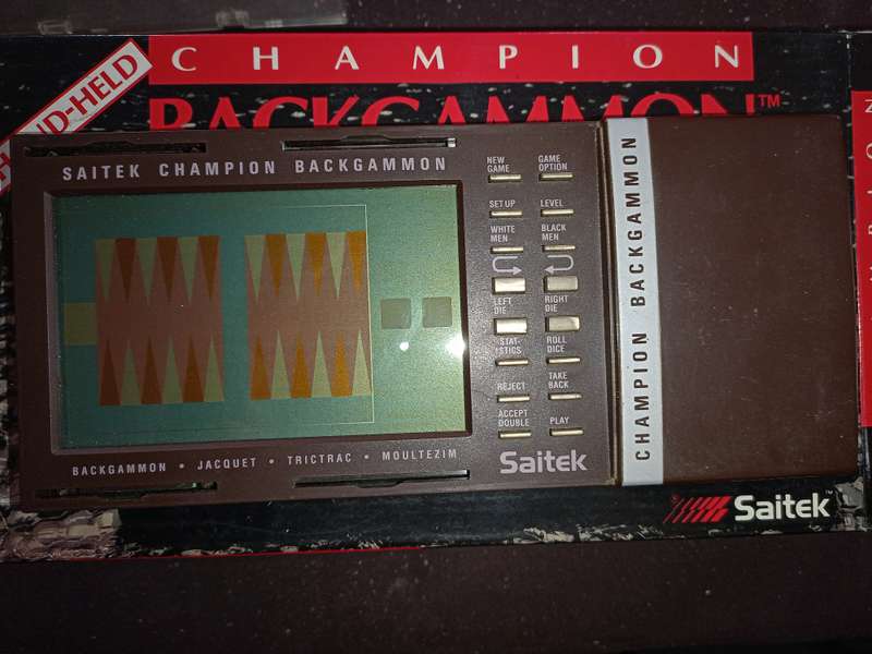 Saitek Backgammon Electronic Game (TPS-204G)