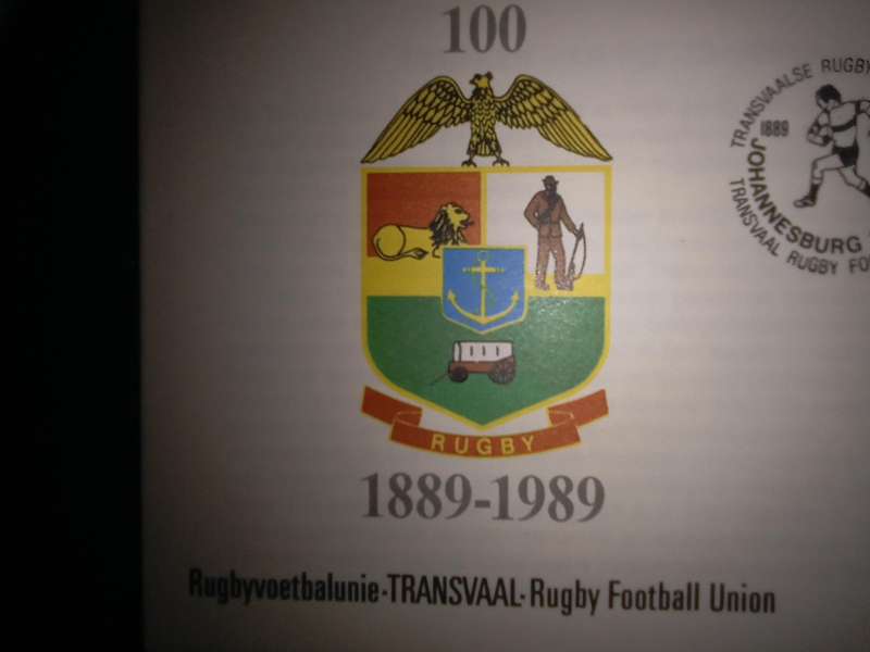 FDC Transvaal Rugby Football Union 100 Years (AK-122B)