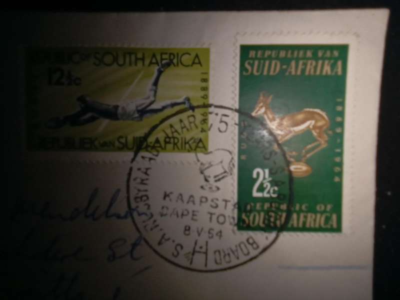 FDC Cape Town R no. 8238 (AK-106A)