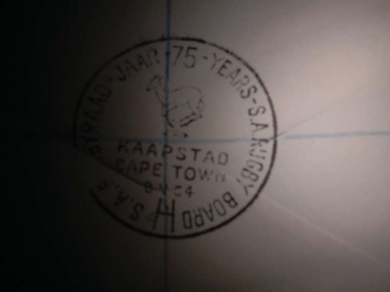 FDC Cape Town R no. 8238 (AK-106A)